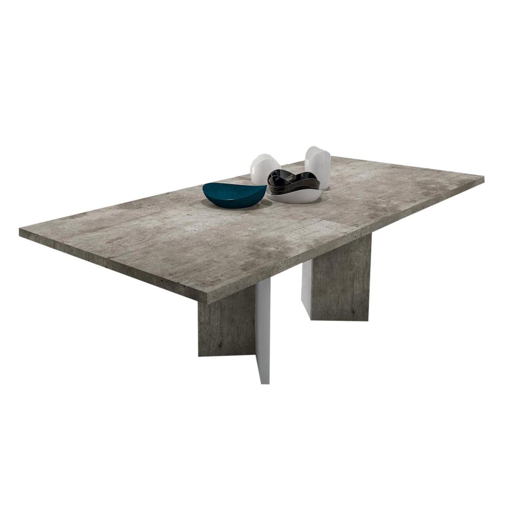 beton szurke feher modern minimal asztal etkezoasztal modern minimal beton fenyes lakkfeher etkezo butor formavivendi lakberendezes.jpg